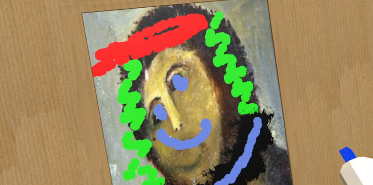 An "Eye of Wedjet" with a blue center.